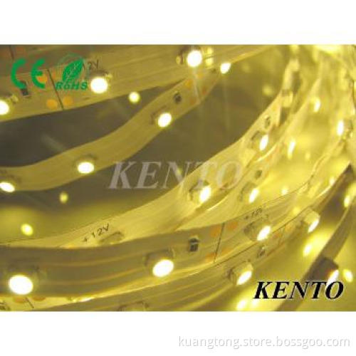 12volt SMD5050 Flexible Indoor Yellow Led Strip Lights,60pcs/m